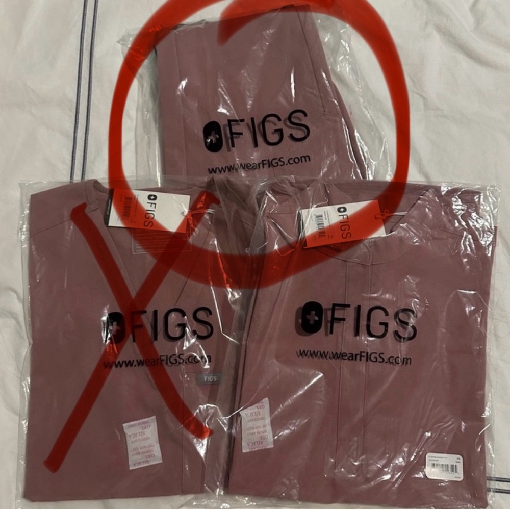 Figs Mineral Mauve XSP Zamora jogger *ONLY*